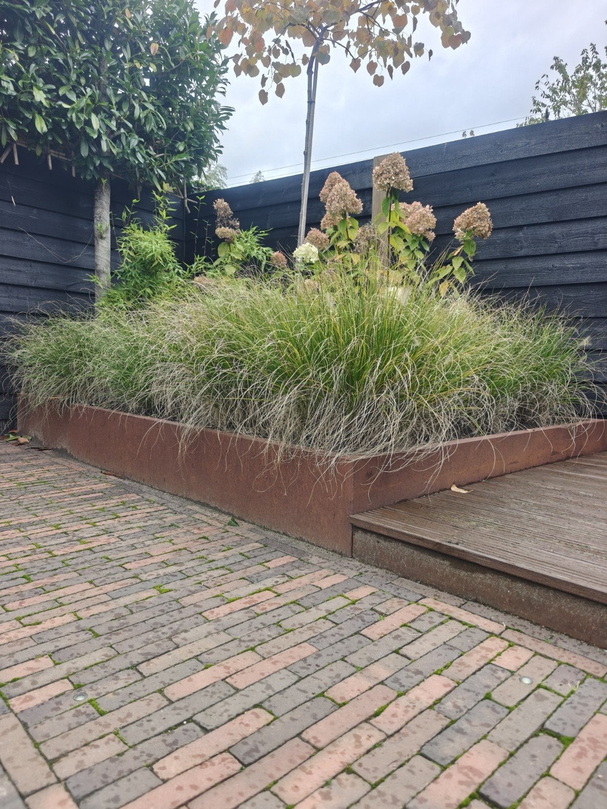 Grote plantenbak van cortenstaal – robuust en stijlvol, Ophalen, Metaal, Tuin, 60 cm of meer