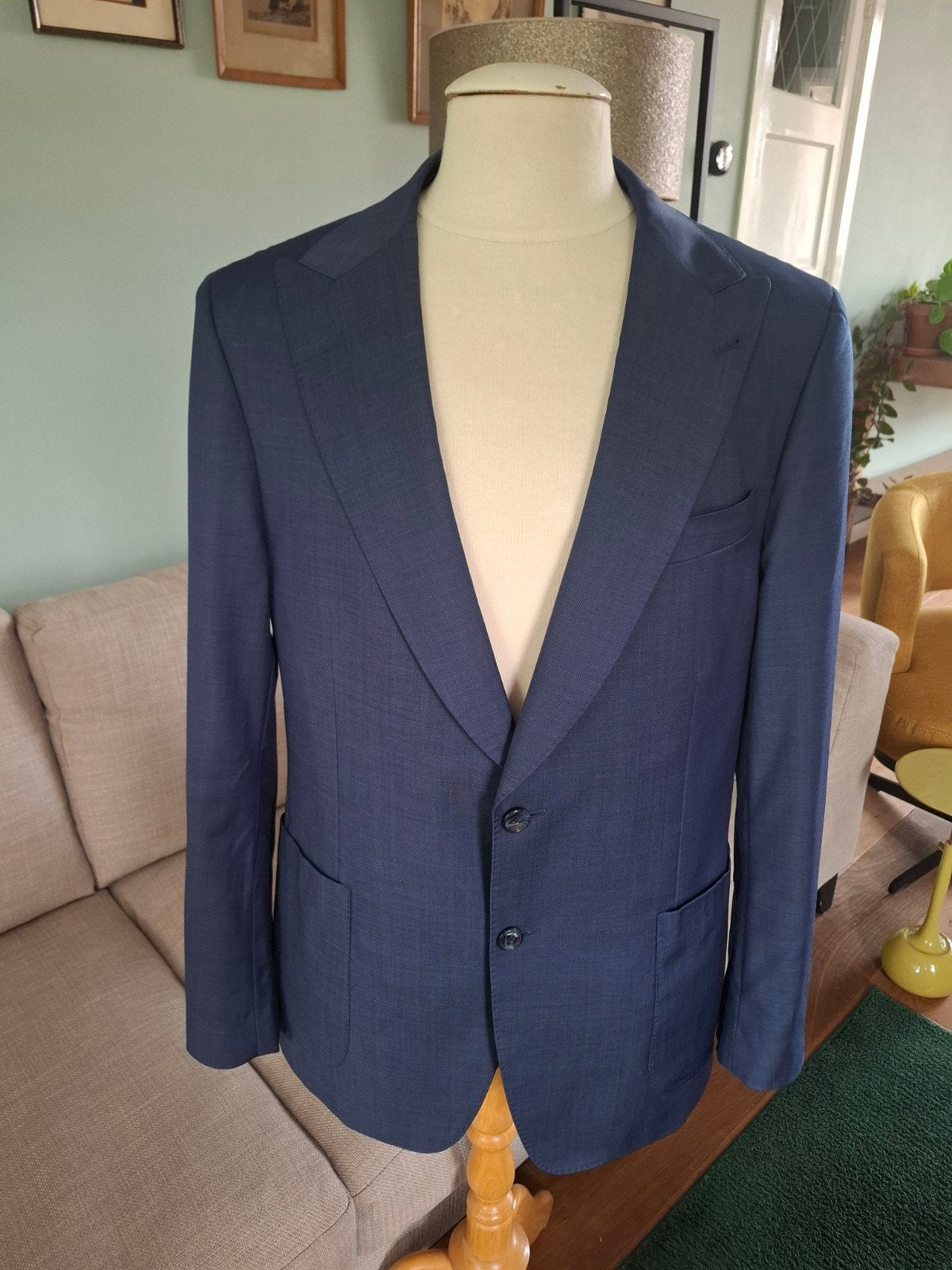 Van Gils blazer maat 54, Kleding | Heren, Maat 52/54 (L), Blauw, Zo goed als nieuw, Van Gils