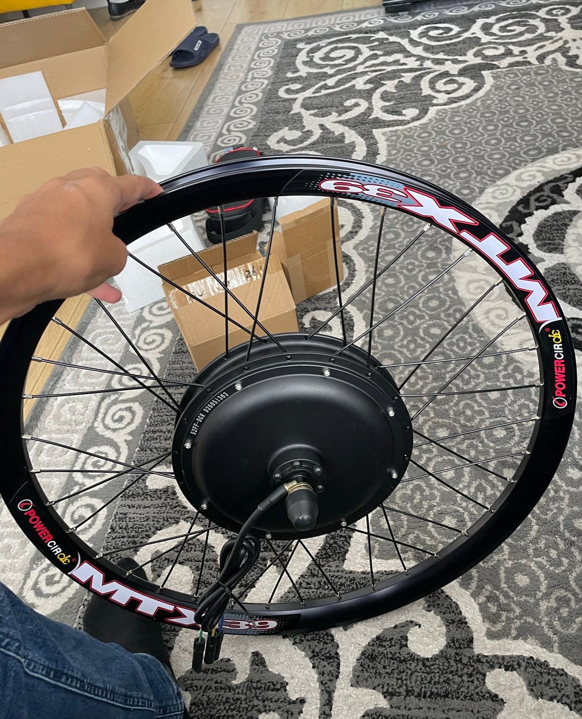Elektrische fiets motorwiel - Nieuw in doos 2000 watt 52 vol, Nieuw, Motor, Aluminium, Ophalen
