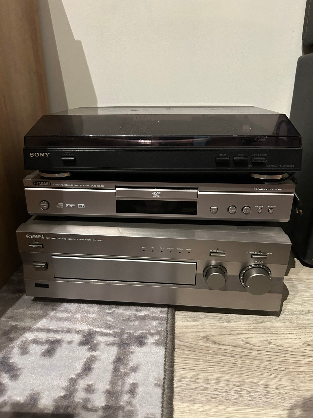 Complete Hifi-Set: Yamaha, Sony, Magnat (+ GRATIS CD/DVD), Audio, Tv en Foto, Stereo-sets, Ophalen, Gebruikt, Losse componenten