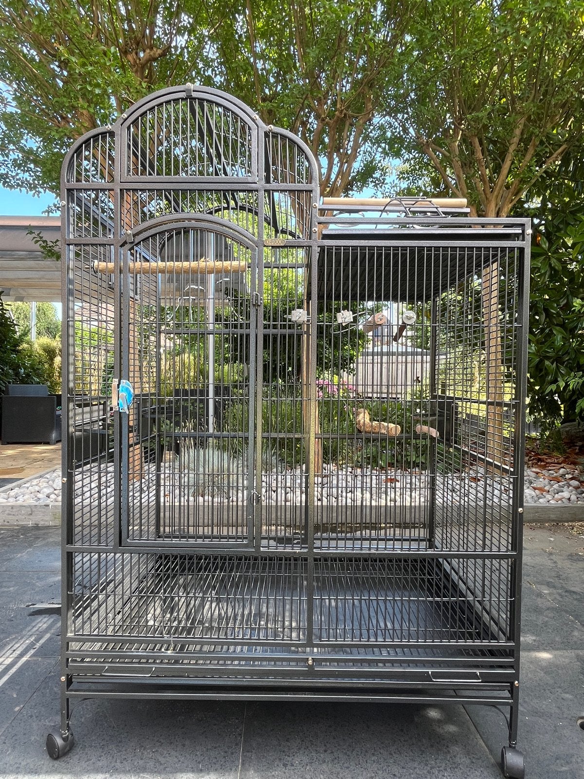 Keddoc large parrot cage, Ophalen, Zo goed als nieuw, Metaal, Vogelkooi