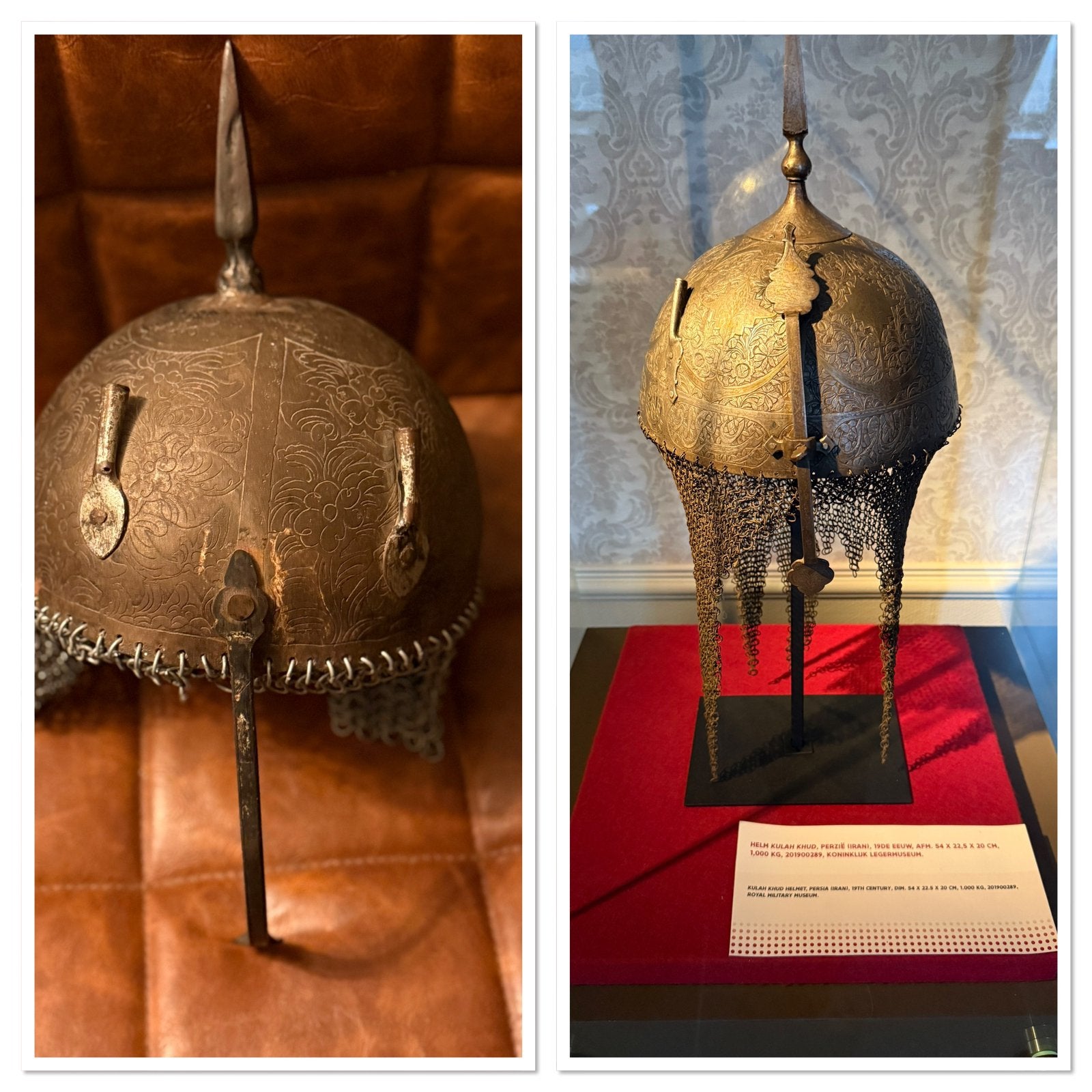 Islamitische helm, Verzenden