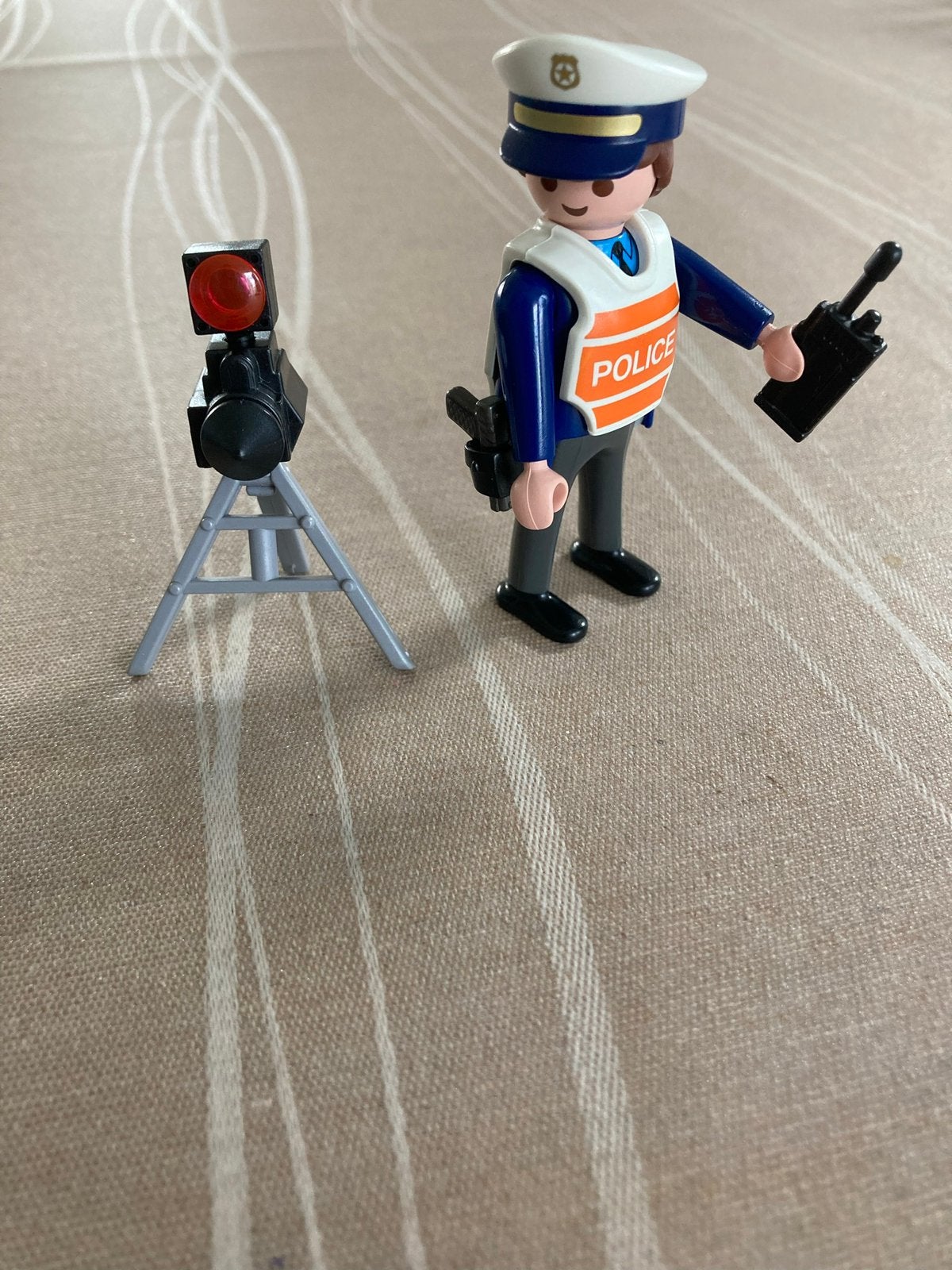 Playmobil politie radarcontrole, Ophalen of Verzenden, Zo goed als nieuw