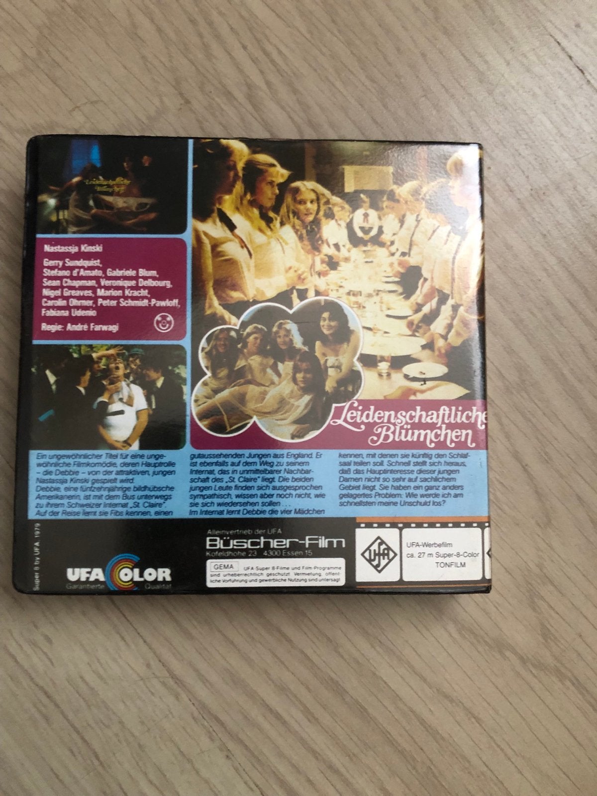 Leidenschaftliche Blümchen Super 8 Film Nastassja Kinski, Audio, Tv en Foto, Filmrollen, Ophalen of Verzenden, 8mm film