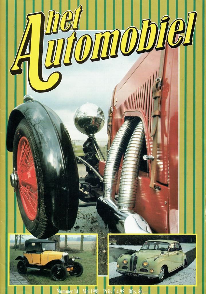 Het Automobiel 1981 nr. 14 (o.a. BMW 501 en 502), Verzenden, Gelezen, Algemeen
