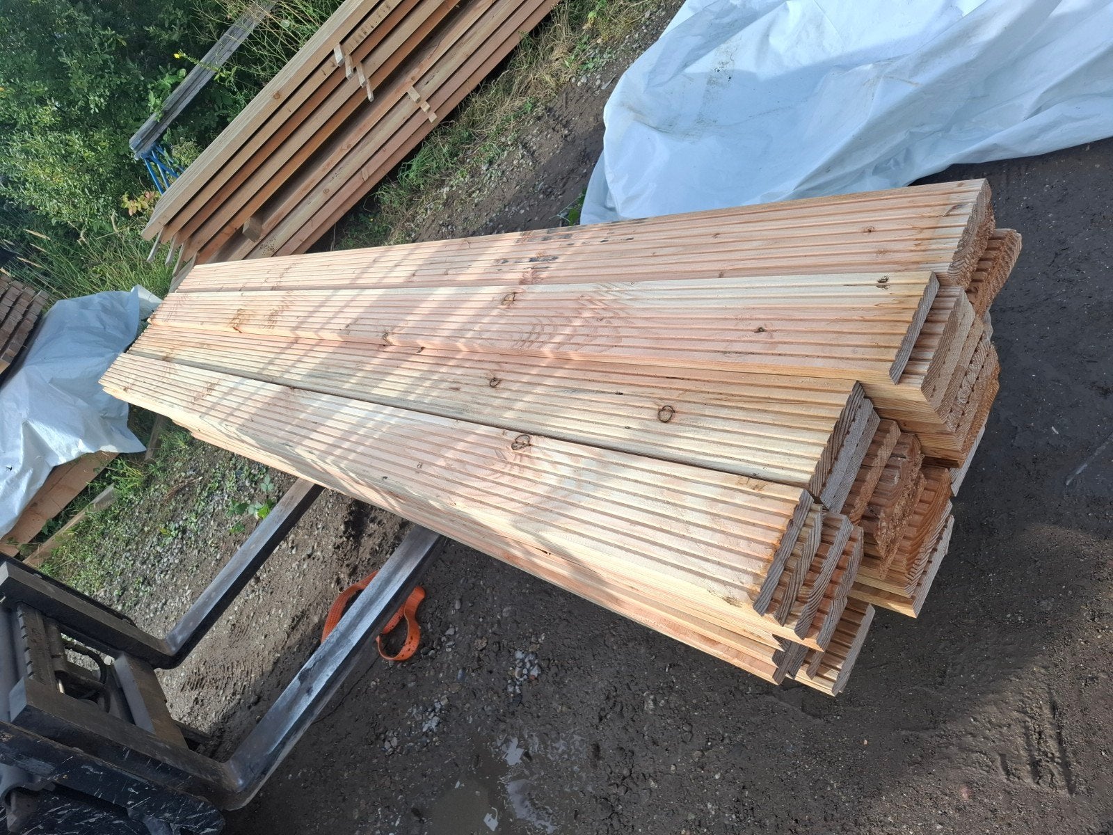 partij 66 st douglas vlonderplanken 3 m bezorgen mogelijk, Tuin en Terras, Ophalen, Nieuw, 250 cm of meer, Planken