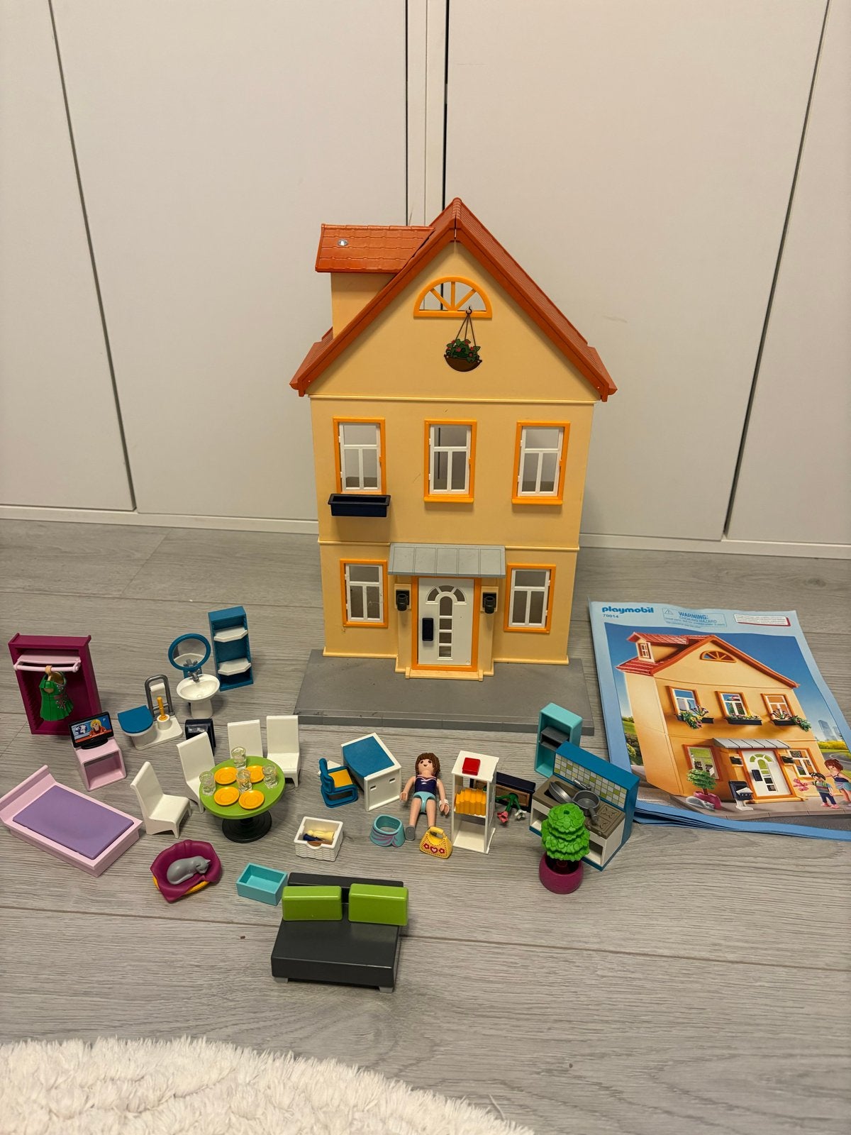 Playmobil Poppenhuis 70014 - Bijna Compleet met Meubels, Ophalen, Zo goed als nieuw, Poppenhuis