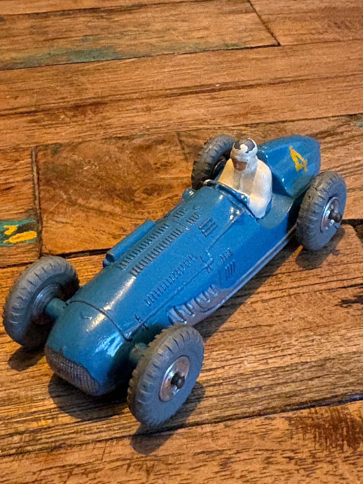 Dinky Toys 230 Talbot-Lago racewagen nr.4 originele jaren 50, Ophalen of Verzenden, Zo goed als nieuw, Auto, Dinky Toys