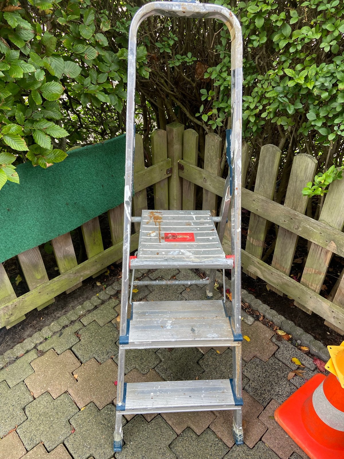 Altrex Double Decker D 803 Trap - 3 treden, Ophalen, Gebruikt, Trap, Minder dan 2 meter