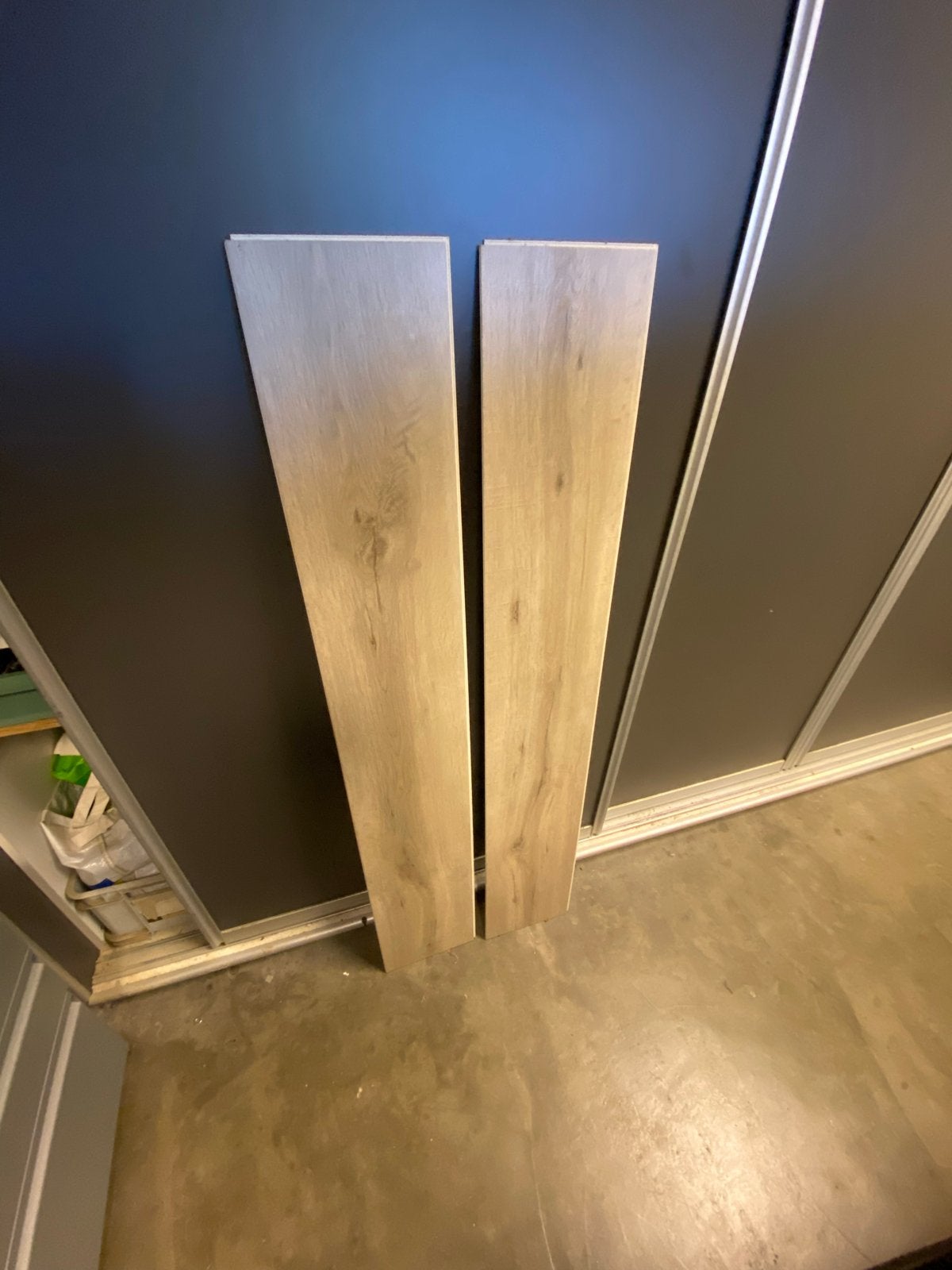 Nieuwe PVC vloerdelen met geluidswerende folie, 8 m², Ophalen, Kunststof, 50 tot 150 cm, Overige typen