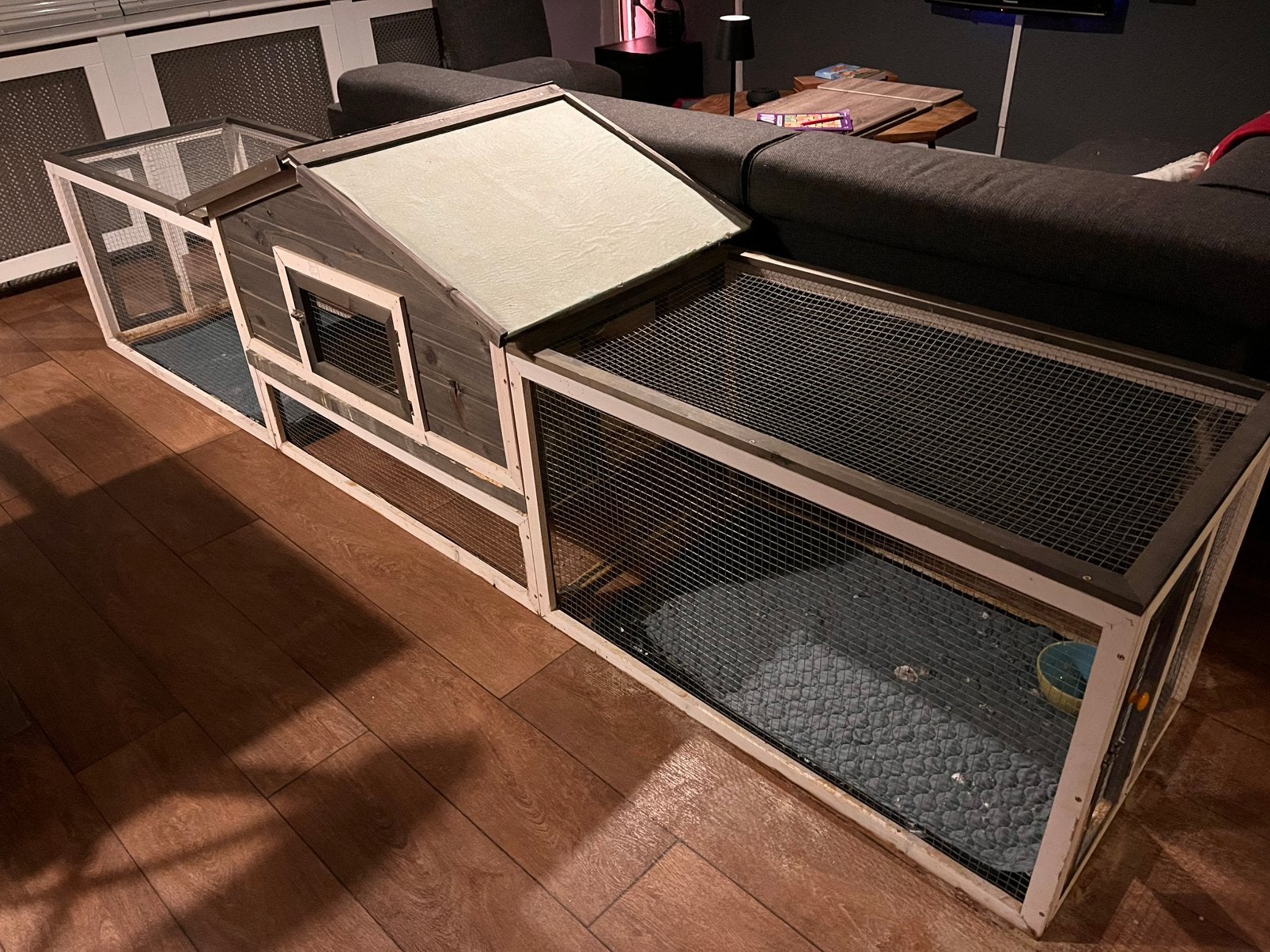 XXL konijnenkooi met ren (mag weg voor klein prijsje), Ophalen, Kooi, 90 cm of meer, Konijn