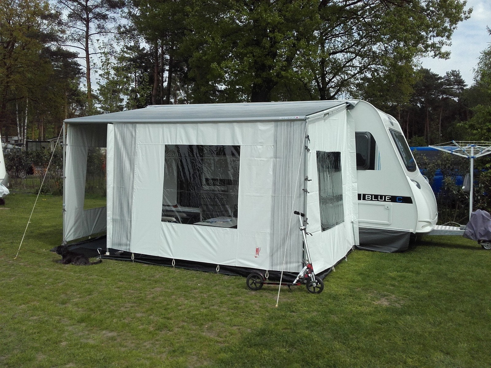 Fiamma zijwanden en voorwand 3mtr, Ophalen, Zo goed als nieuw