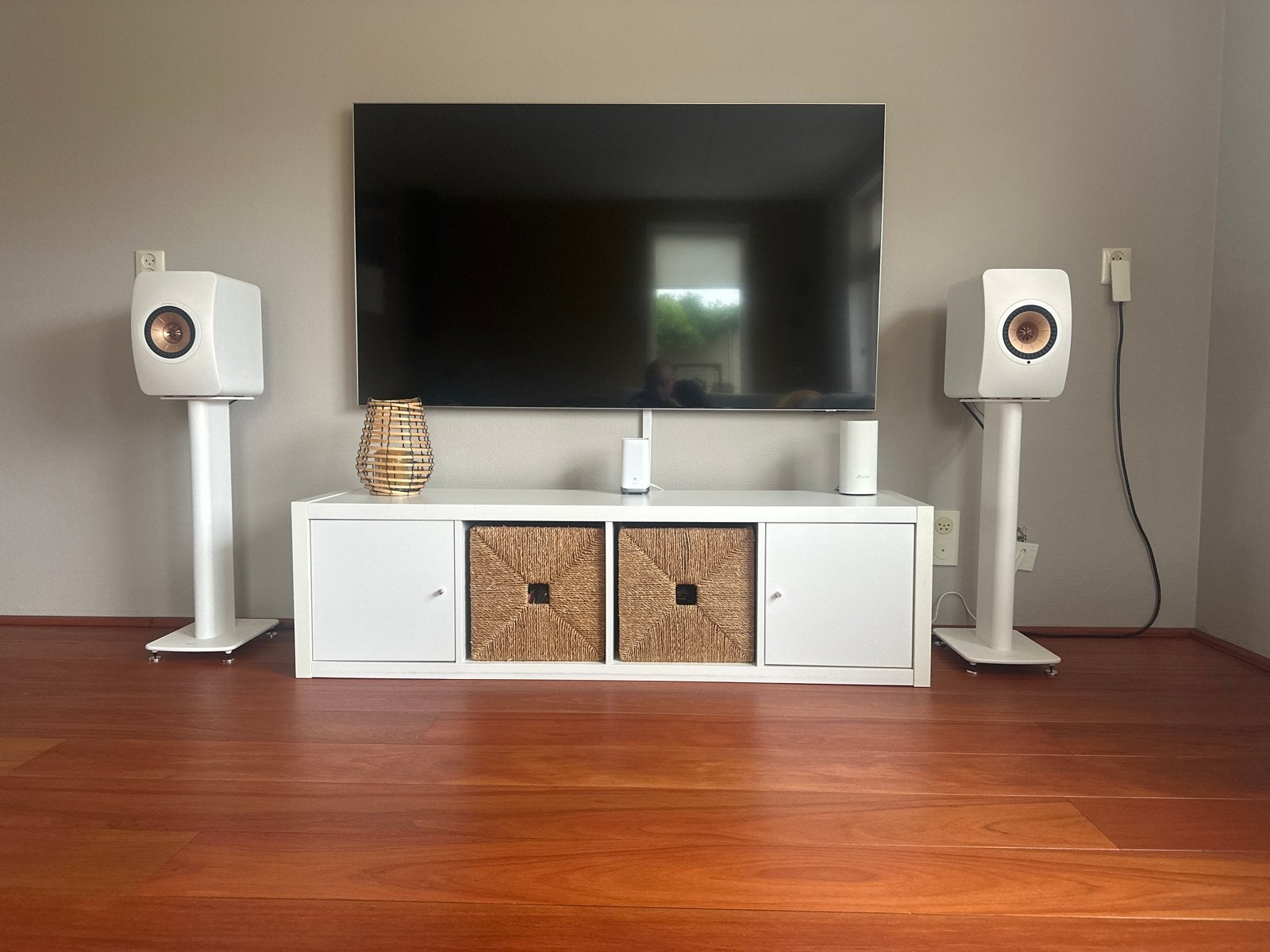 KEF LS50 Wireless II speakers met stands - Zo goed als nieuw, Audio, Tv en Foto, Zo goed als nieuw, KEF, Bluetooth, Boekenplank luidspreker