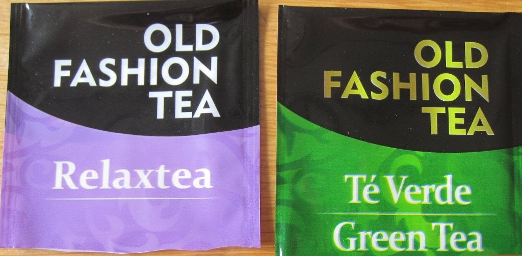 Twee theezakjes van Old fashion tea uit Spanje, Verzenden, Theezakje(s)