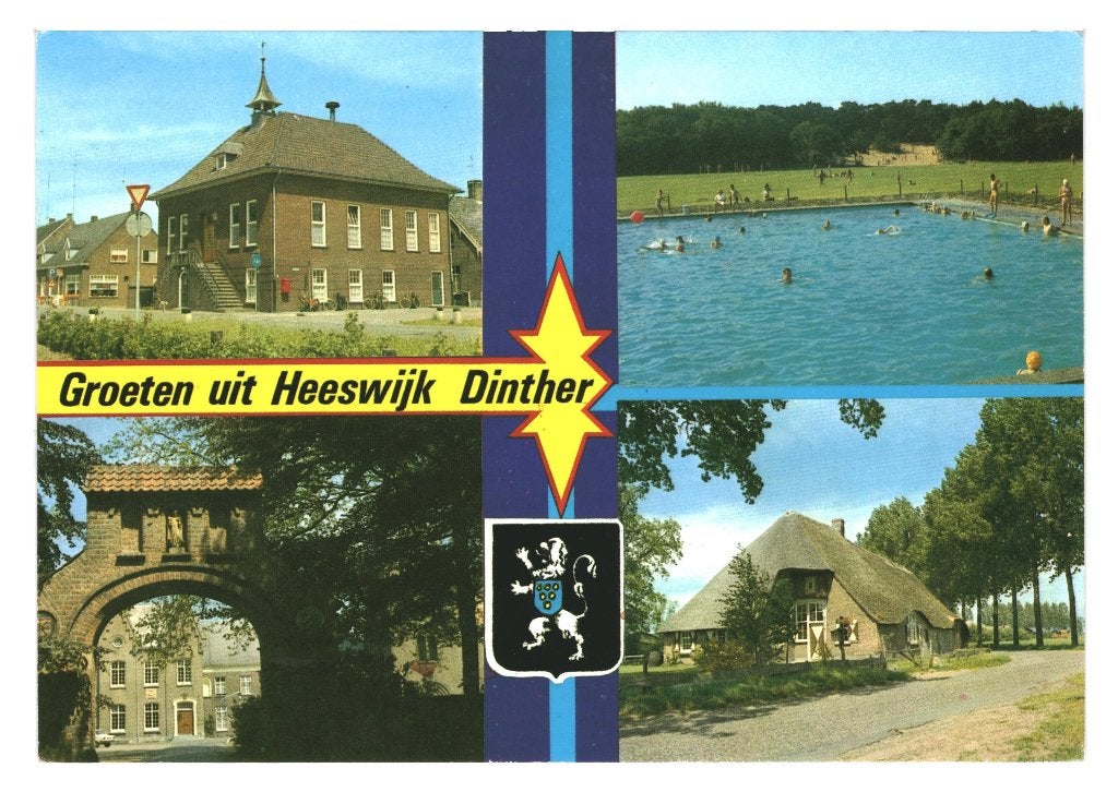 984008 Heeswijk Dinther 284N Br _Gelopen met mooie zegel, Ophalen of Verzenden, 1980 tot heden, Noord-Brabant