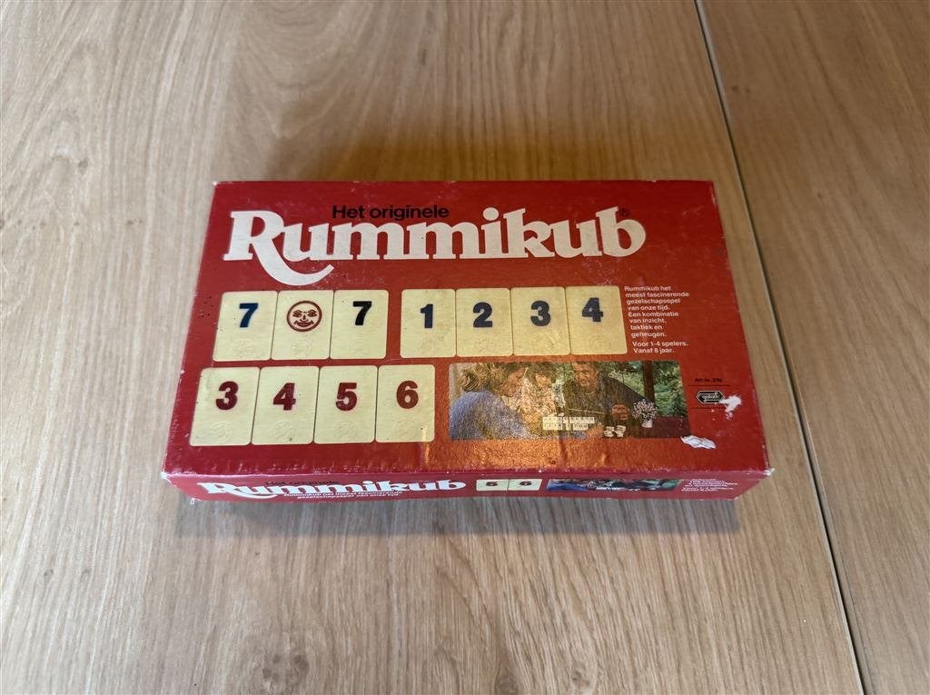 rummikub rode doos - S7278, Ophalen of Verzenden, Zo goed als nieuw