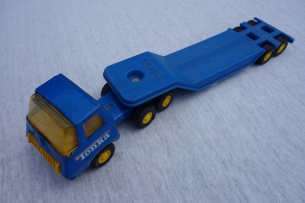 Metalen truck met oplegger Tonka, Ophalen of Verzenden