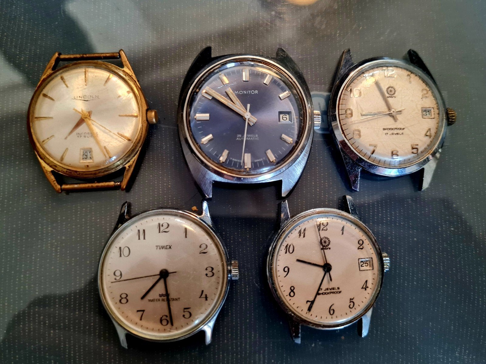 Lot of watches and watch parts., Ophalen
