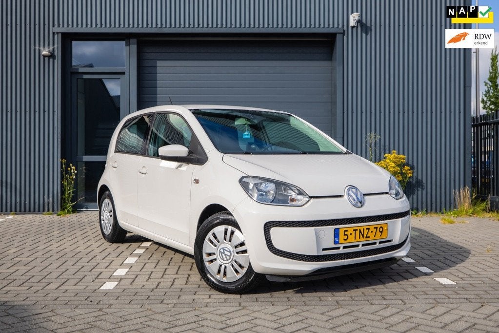 Volkswagen Up! 1.0 move up! Airco|100% onderhouden|APK 2027, Voorwielaandrijving, Euro 5, Stof, Gebruikt
