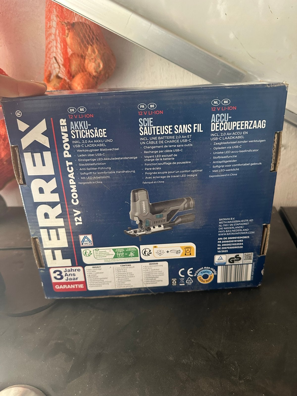 Ferrex Accu Decoupeerzaag 12V - Nieuwstaat, Ophalen of Verzenden, Nieuw, Decoupeerzaag
