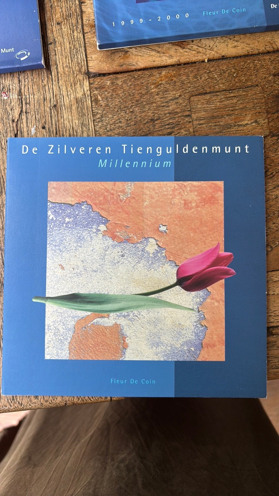 Zilveren tientje Millennium in binnenhoes blister, Boeken, Ophalen of Verzenden, Zo goed als nieuw