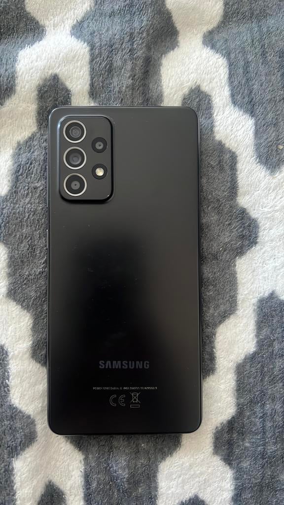 Samsung A52 128gb die barstje is screenprotector, Ophalen, Zwart, Zo goed als nieuw, 128 GB