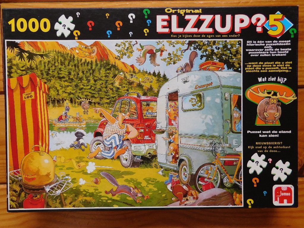 Puzzel Elzzup - Berenbehoefte - 1000 stukjes, Ophalen of Verzenden, 500 t/m 1500 stukjes, Gebruikt, Legpuzzel