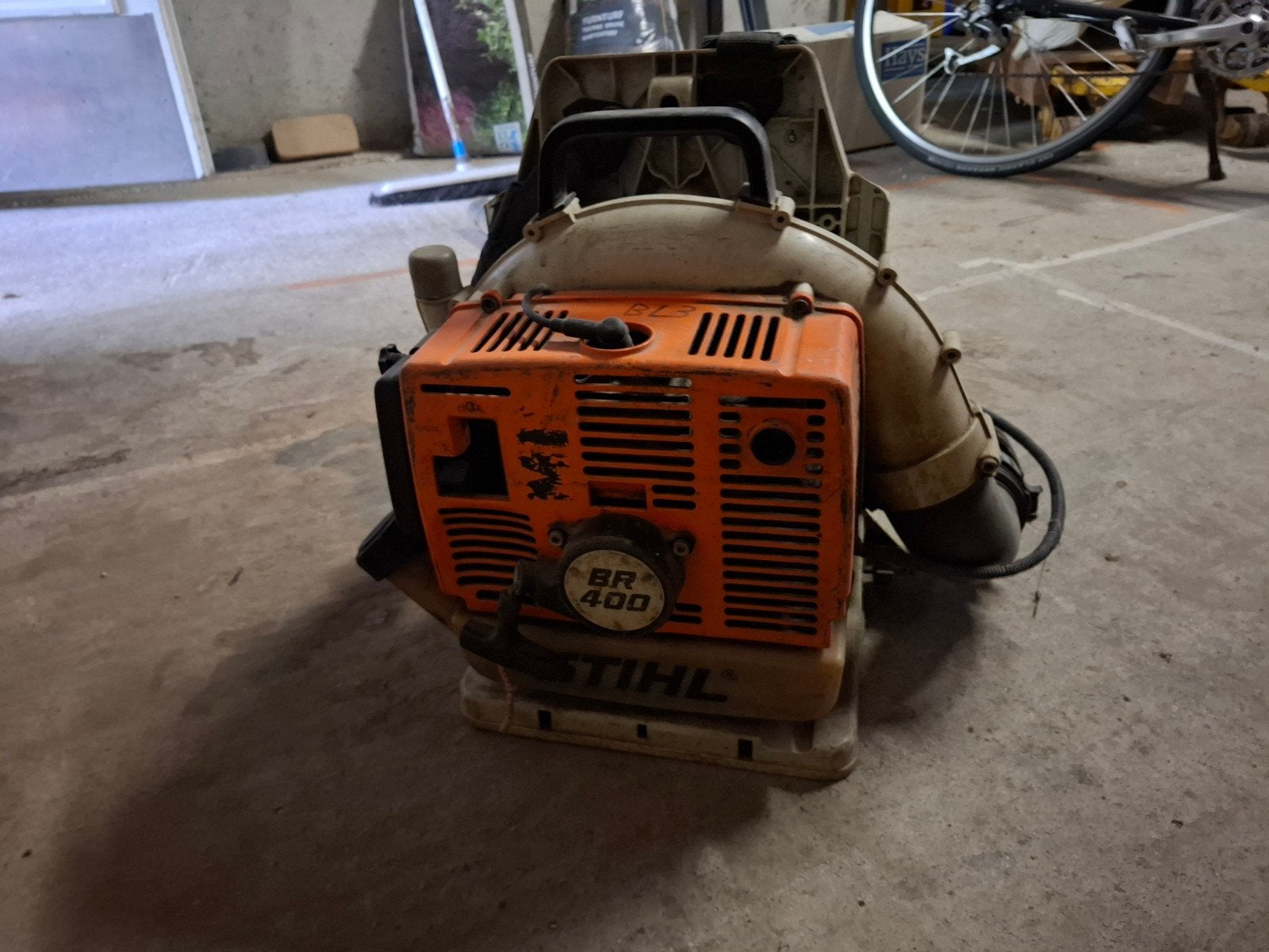 Stihl BR 400 Bladblazer - Krachtig en Betrouwbaar, Ophalen, Gebruikt, Ruggedragen, Stihl