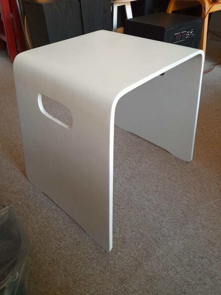 Krukje witte plywood hout Benjamin Ikea- nette staat, Huis en Inrichting, Ophalen, Zo goed als nieuw, Hout