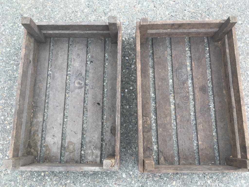 Houten aardappelkistjes, Ophalen of Verzenden