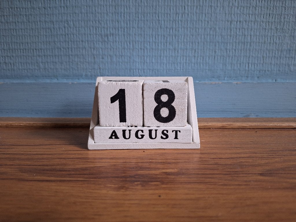 Houten blokken Kalender, Diversen, Kalenders, Ophalen of Verzenden, Dagkalender, Gebruikt