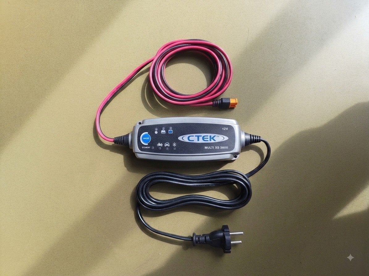 CTEK Acculader Multi XS 3600 met accessoires en hoesje, Motoren, Ophalen