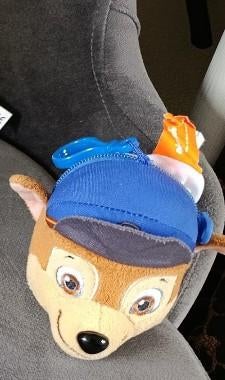Paw patrol Chase knuffel portemonnee sleutelhanger, Gebruikt, Overige merken, Blauw, Paw Patrol