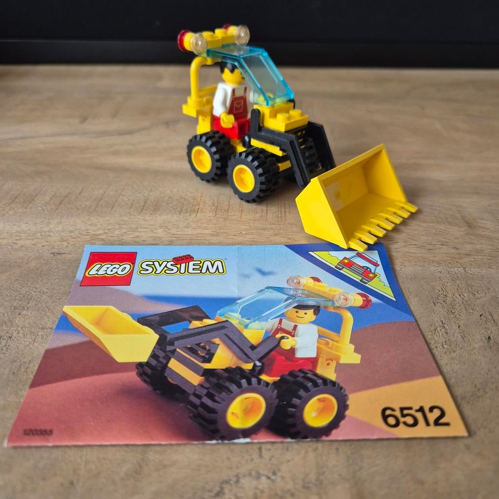Lego 6512 Landscape Loader compleet met boekje, Kinderen en Baby's, Speelgoed | Duplo en Lego, Ophalen of Verzenden, Gebruikt