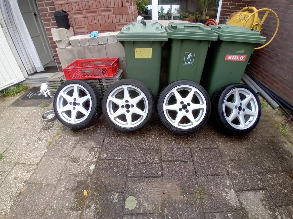 Borbet velgen 16inch 4x100, Ophalen, Gebruikt