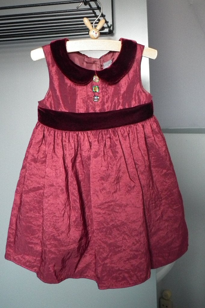 Prachtig Feestjurkje maat 80 /86, Kinderen en Baby's, Babykleding | Maat 80, Ophalen, Zo goed als nieuw, Meisje, Jurkje of Rokje