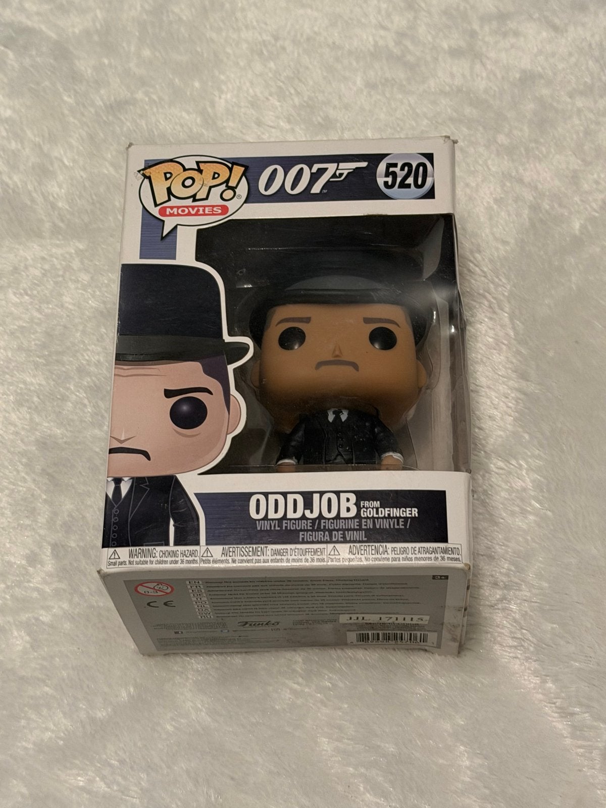 Funko Pop! 007 Oddjob #520 uit Goldfinger, Ophalen of Verzenden, Nieuw
