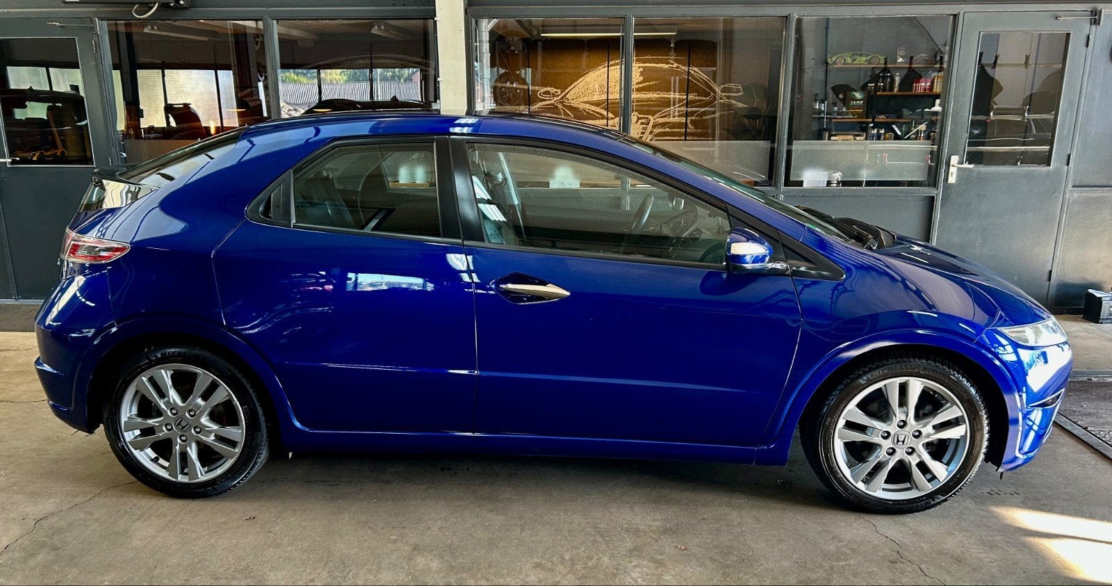 Honda Civic 1.8 I 5DR 2010 Blauw, Auto's, Voorwielaandrijving, 15 km/l, 4 cilinders, Blauw