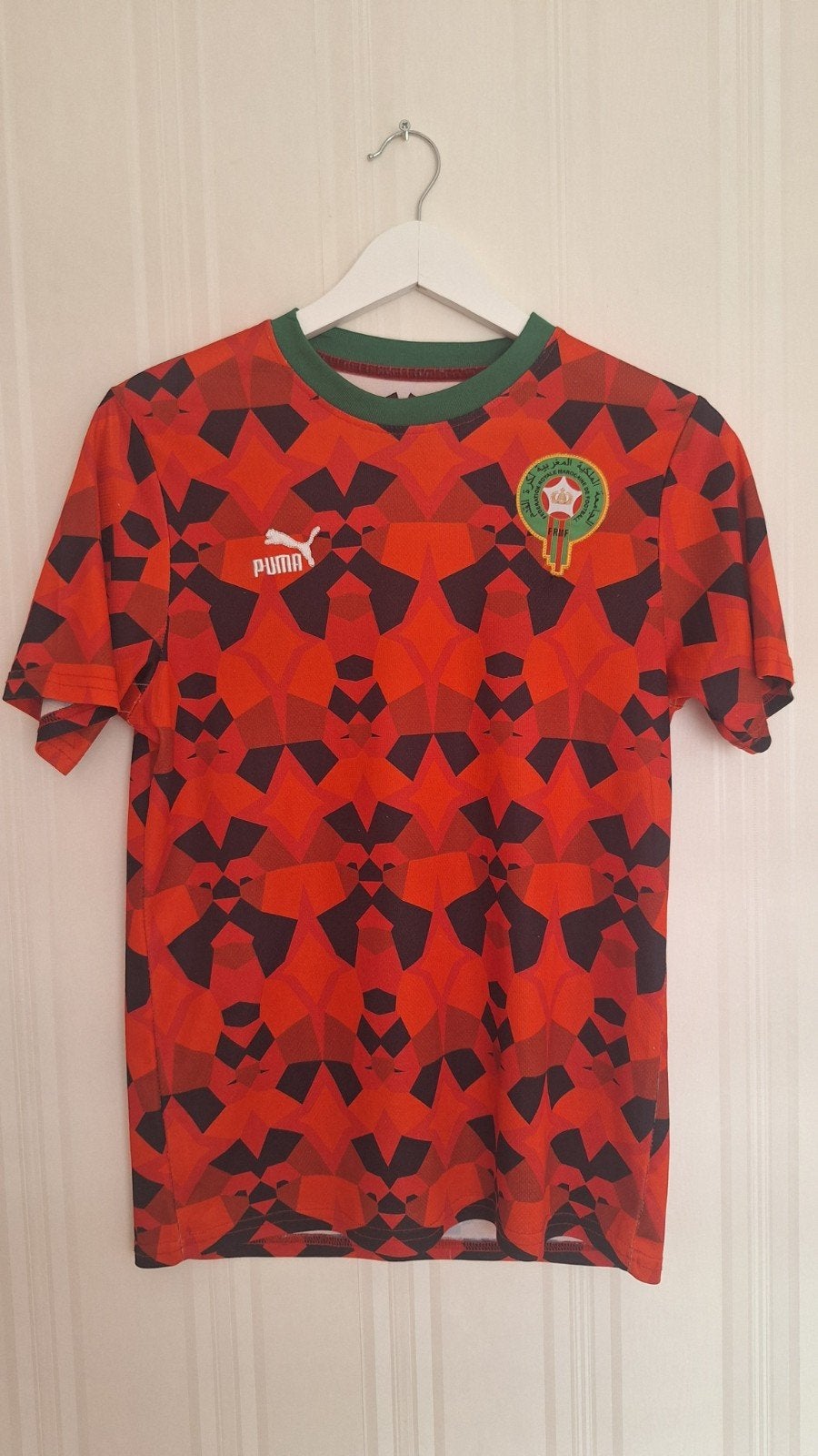 Marokko Voetbal T-shirt - Puma, Kleding | Heren, T-shirts, Ophalen, Puma, Overige maten, Zo goed als nieuw
