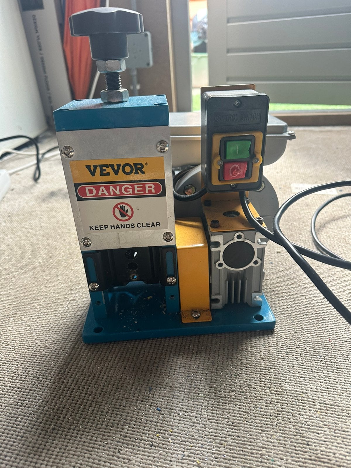 VEVOR Elektrische draadstripmachine, 1,5-25 mm elektrische, Ophalen of Verzenden, Gebruikt