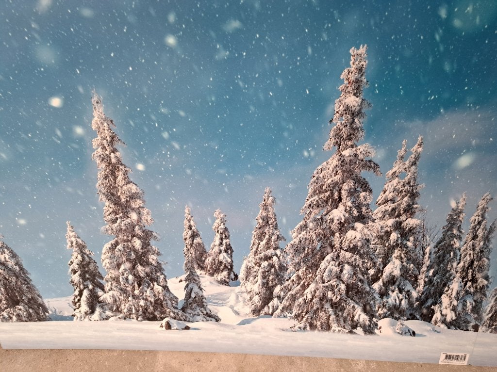 Denneboom (Kerst) achtergrondplaten, Diversen, Ophalen, Zo goed als nieuw