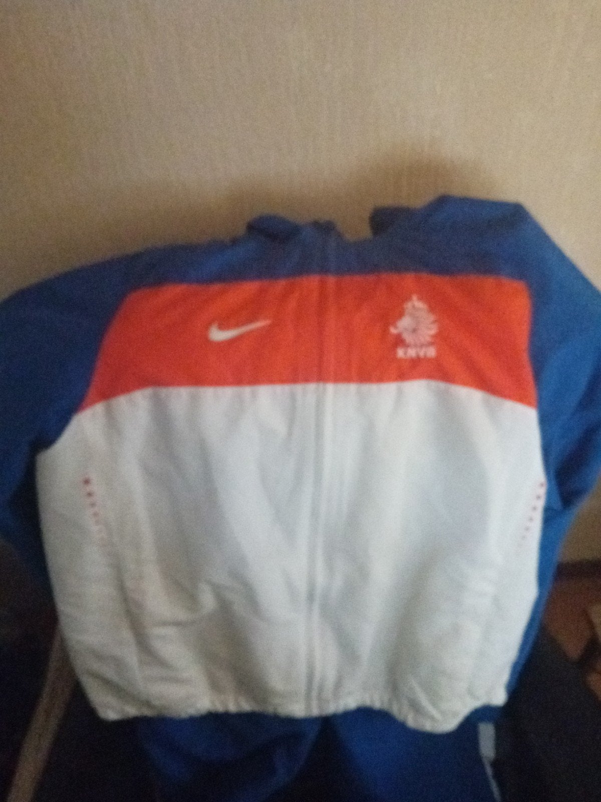 Nike KNVB Trainingspak Maat L, Blauw, Maat 42/44 (L), Nike, Ophalen of Verzenden