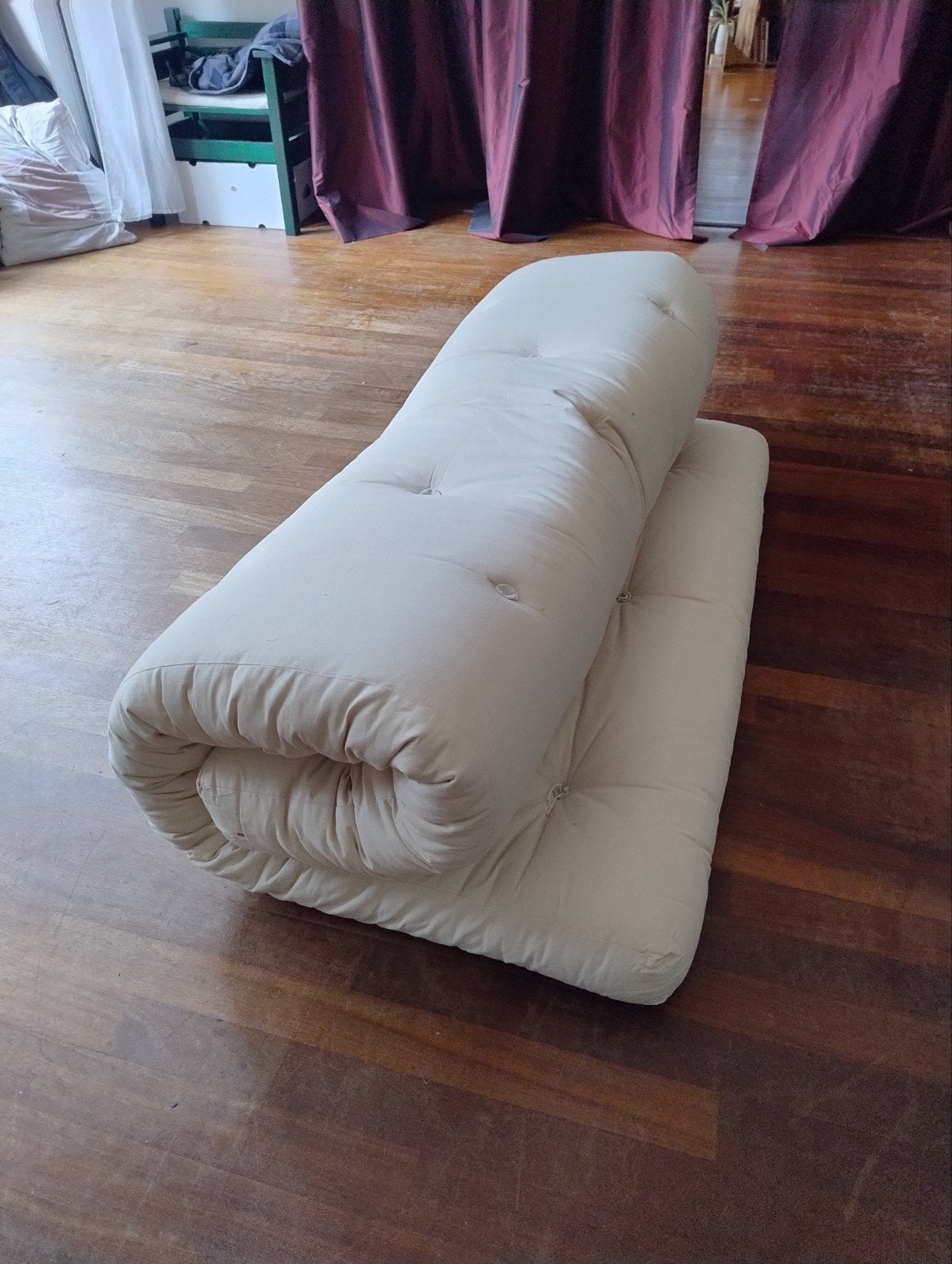 Futon matras 140x200, Ophalen of Verzenden, Zo goed als nieuw, Tweepersoons, Minder dan 150 cm