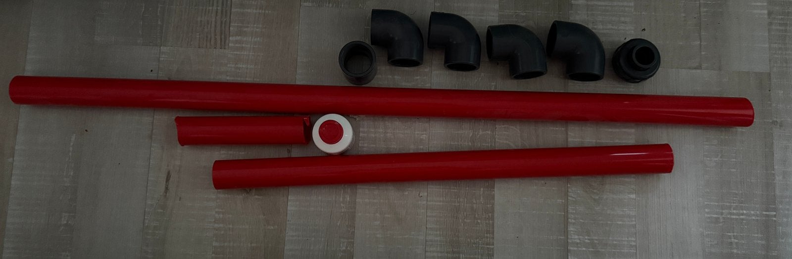 Pvc 40 mm en 25mm, rood, Ophalen of Verzenden, Nieuw, Plant(en), Steen of Hout