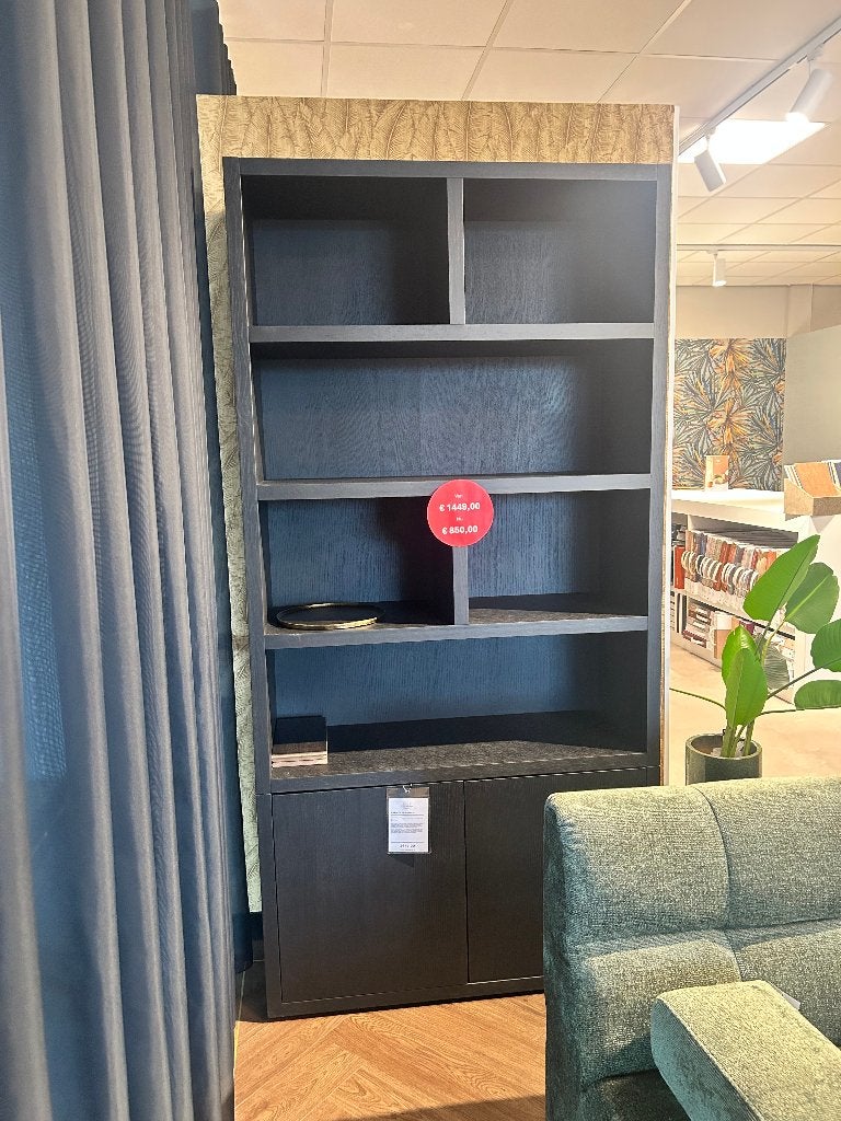 Moderne vakkenkast, Huis en Inrichting, Kasten | Wandmeubels, Ophalen, Met deur(en), 200 cm of meer, Nieuw
