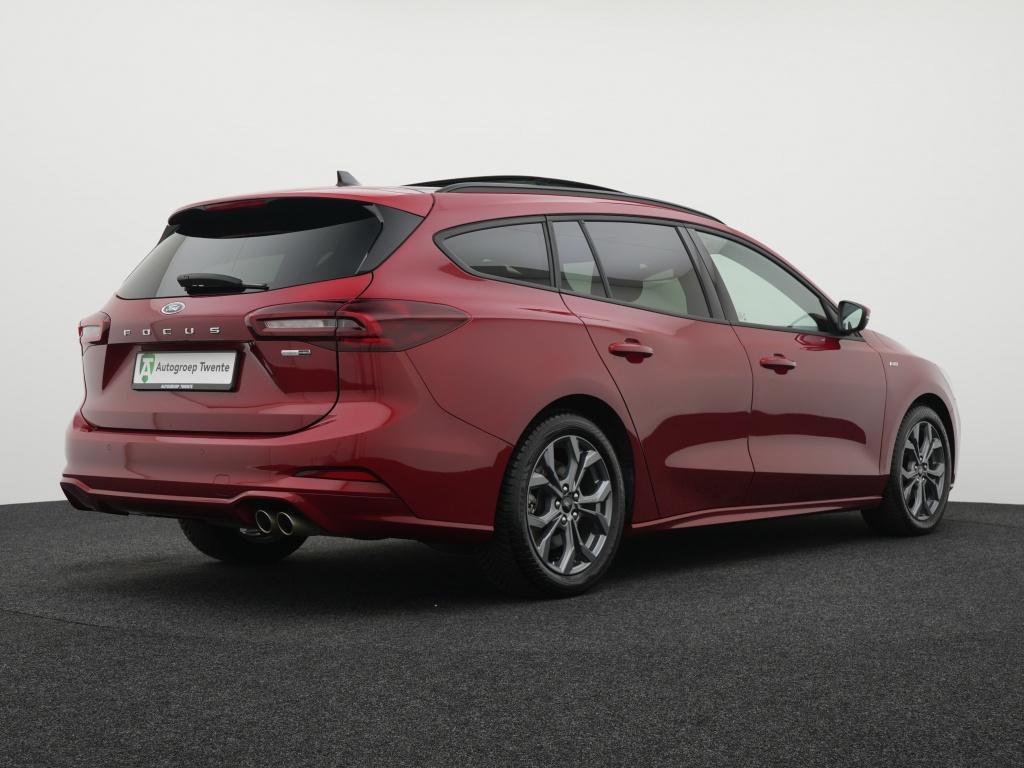 Ford Focus 1.0 Ecoboost automaat ST line X | Panoramdak | Af, 12 maanden, Stof, Gebruikt, Zwart