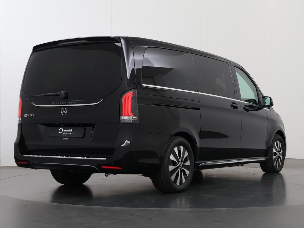 Mercedes-Benz EQV 300 L2 Avantgarde 90 kWh | Burmester | 360, Auto's, Stoelverwarming, Zwart, Nieuw, 204 pk