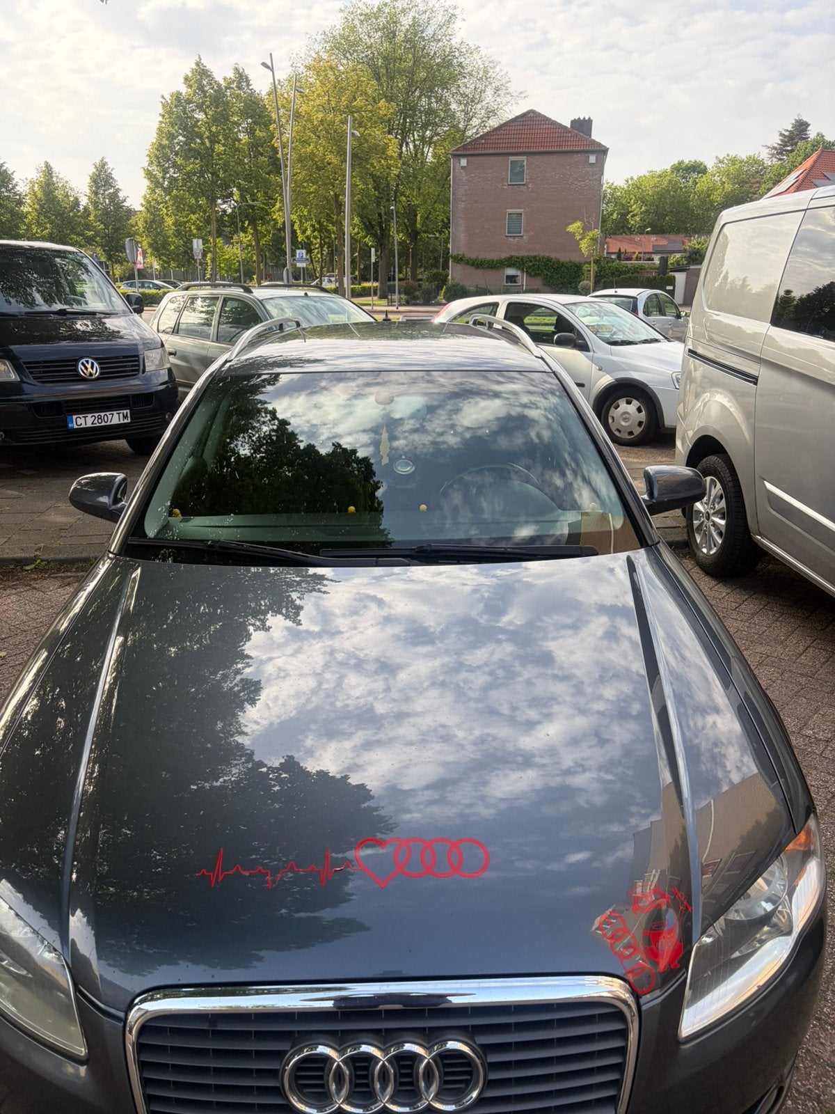 Hallo, Ophalen, Voor, Audi, Motorkap