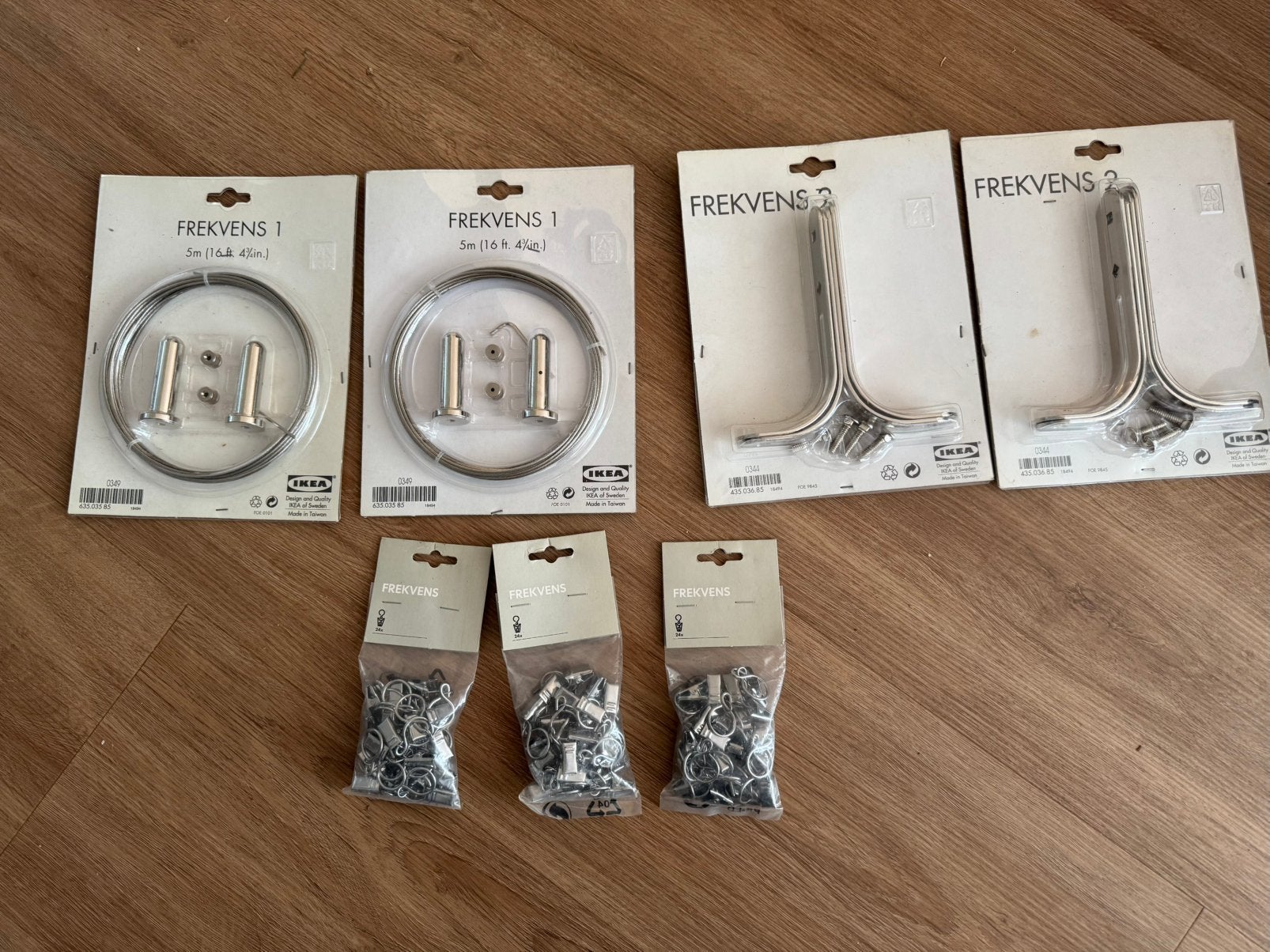 Frekvens 1 en 2 gordijn ophangsysteem ikea, IKEA, Ophalen of Verzenden, Nieuw, Gordijn