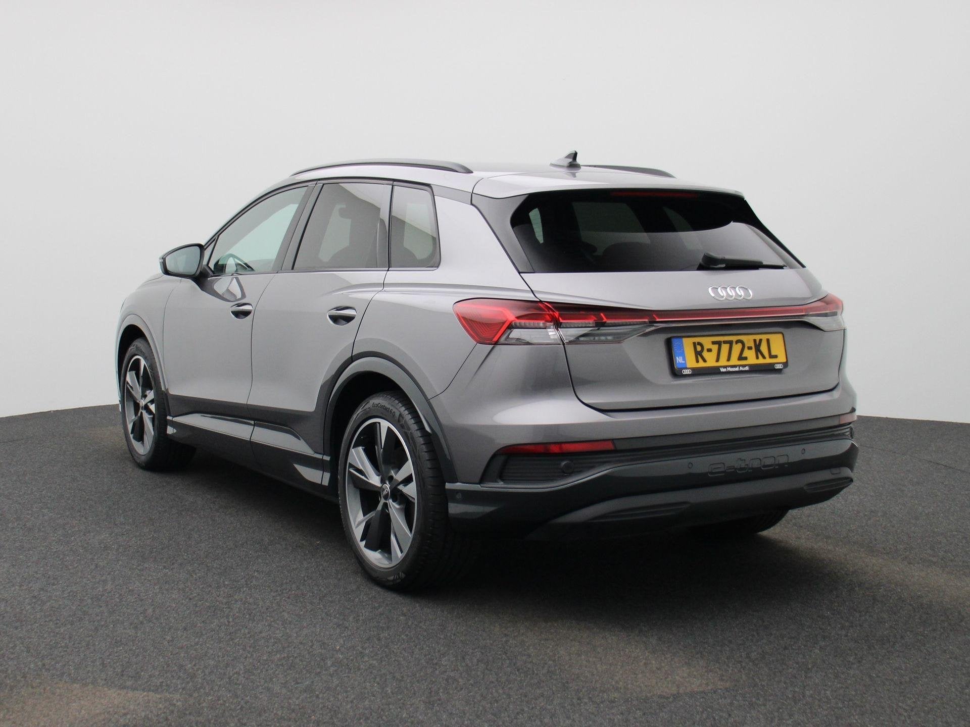 Audi Q4 e-tron 40 Launch edition Advanced Plus 77 kWh 204 PK, Auto's, 12 maanden, Gebruikt, Zwart, Adaptive Cruise Control